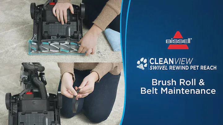 Brush Roll & Belt Maintenance | CleanView® Swivel Rewind Pet Reach Upright Vacuum.