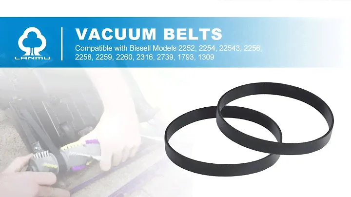LANMU Vacuum Belts for Bissell Powerlifter/ CleanView Swivel Rewind Pet Cleaner Models