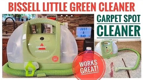 Review BISSELL Little Green Machine Carpet Spot Cleaner 1400B  IT WORKS GREAT!