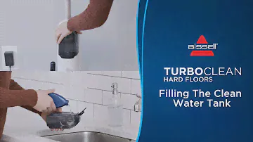 Filling The Clean Water Tank | TurboClean™ Hard Floors Cleaner